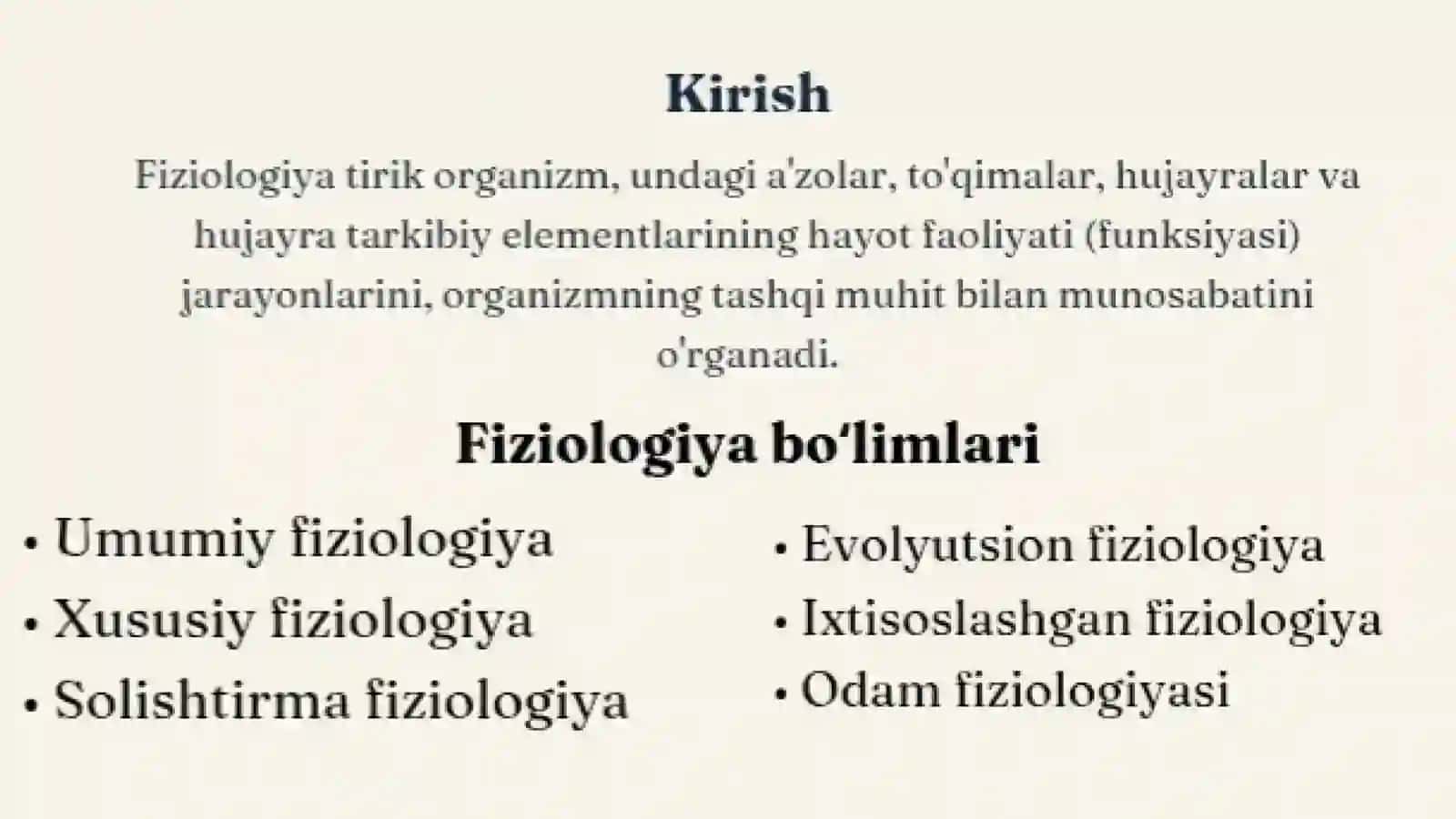 fiziologiyaga kirish 3