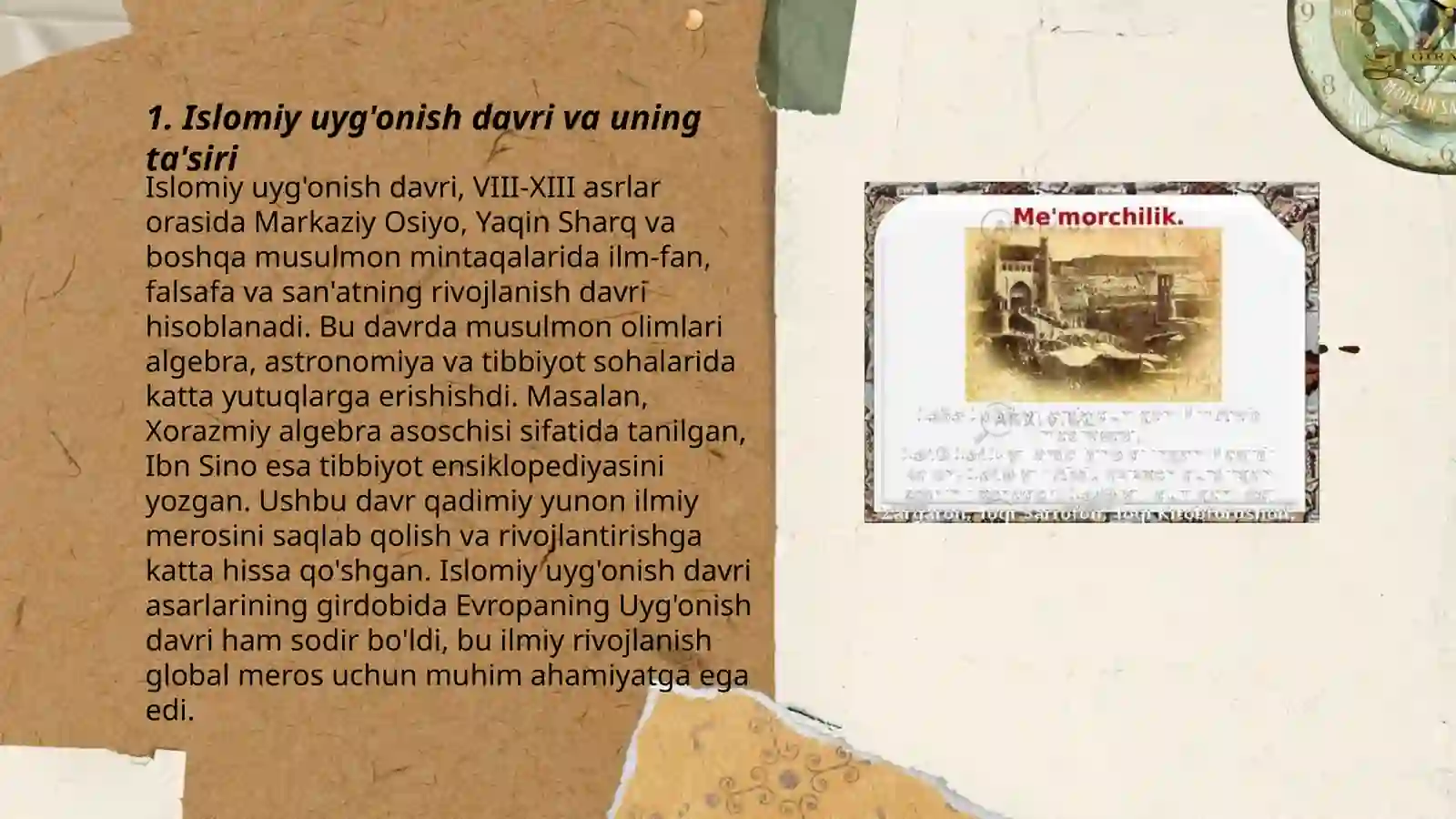Islomiy uyg'onish davri va uning ta'siri 3