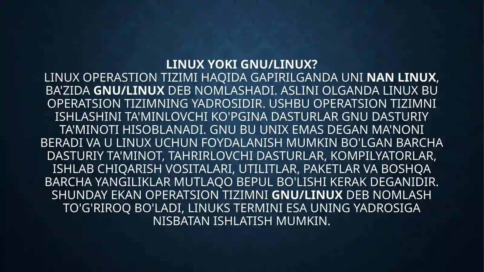 Linux operatsion tizimi 3