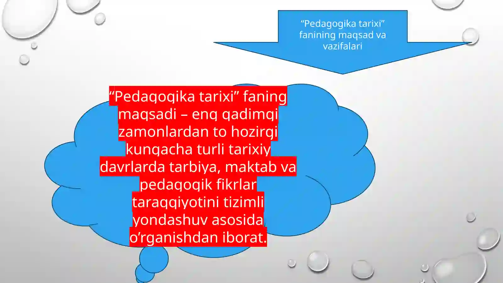 Pedagogika tarixi fanidan taqdimot 3