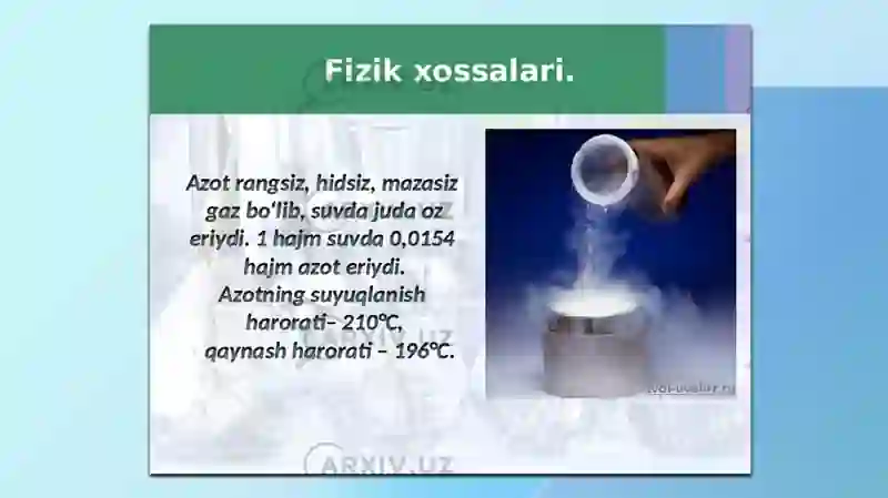 AZOT SAQLOVCHI BIRIKMALAR 3