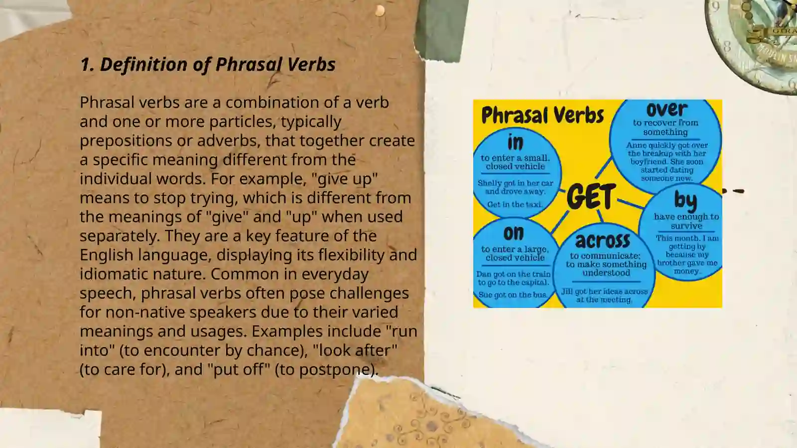 Phrasal verb 3
