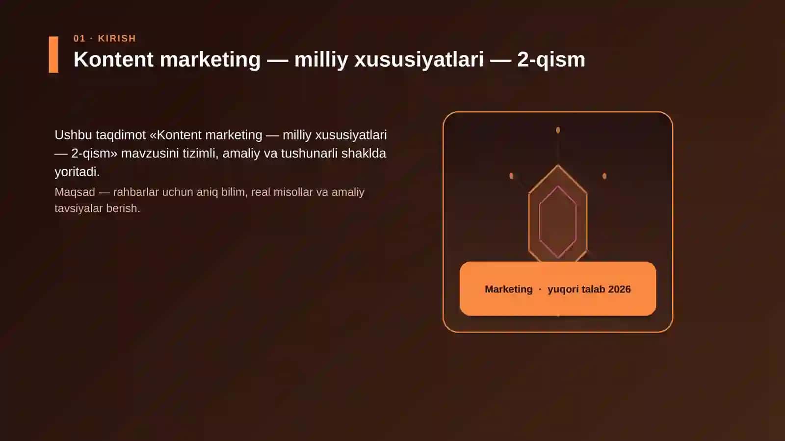 Kontent marketing — milliy xususiyatlari — 2-qism 3