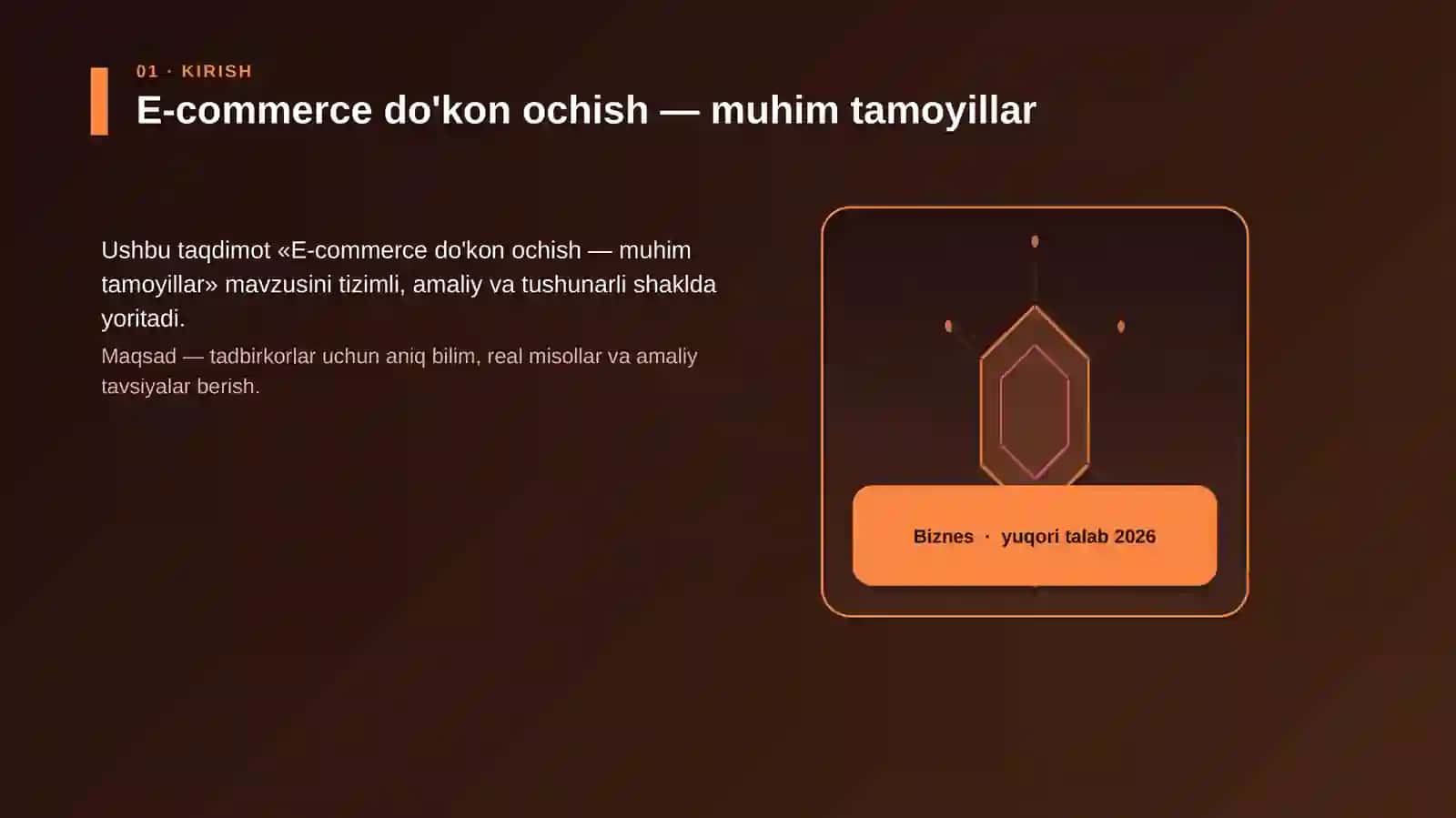 E-commerce do'kon ochish — muhim tamoyillar 3