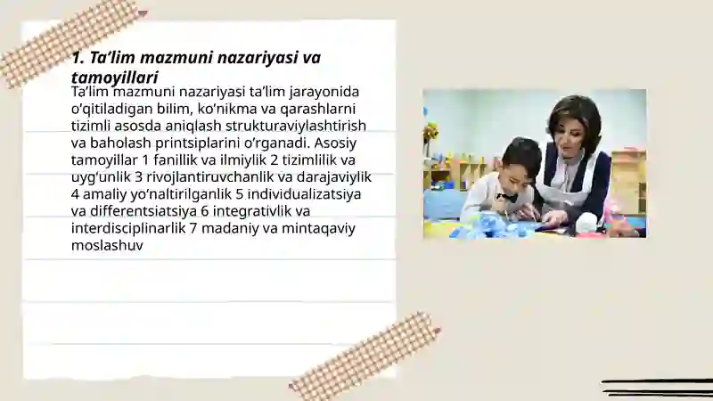 Taʼlim mazmuni 3