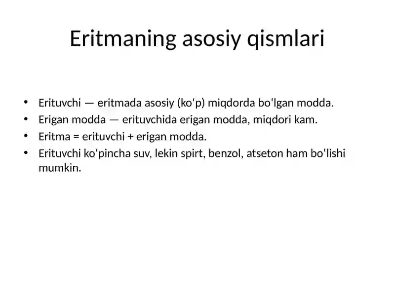 Eritmalar 3