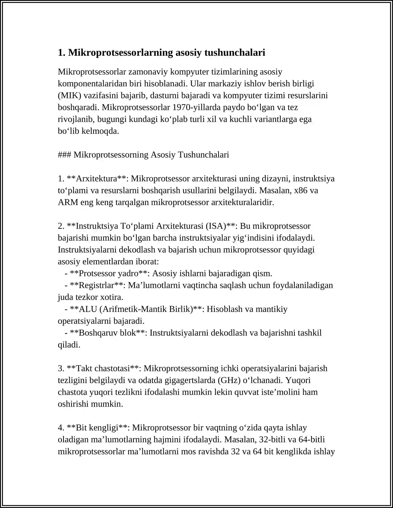 MIKROPROTSESSORLAR ASOSIDA MA’LUMOT UZATISH TIZIMLARINI LOYIHALASH. MIKROKONTROLLERLAR ASOSIDA MA’LUMOT UZATISH TIZIMLARINI LOYIHALASH 3