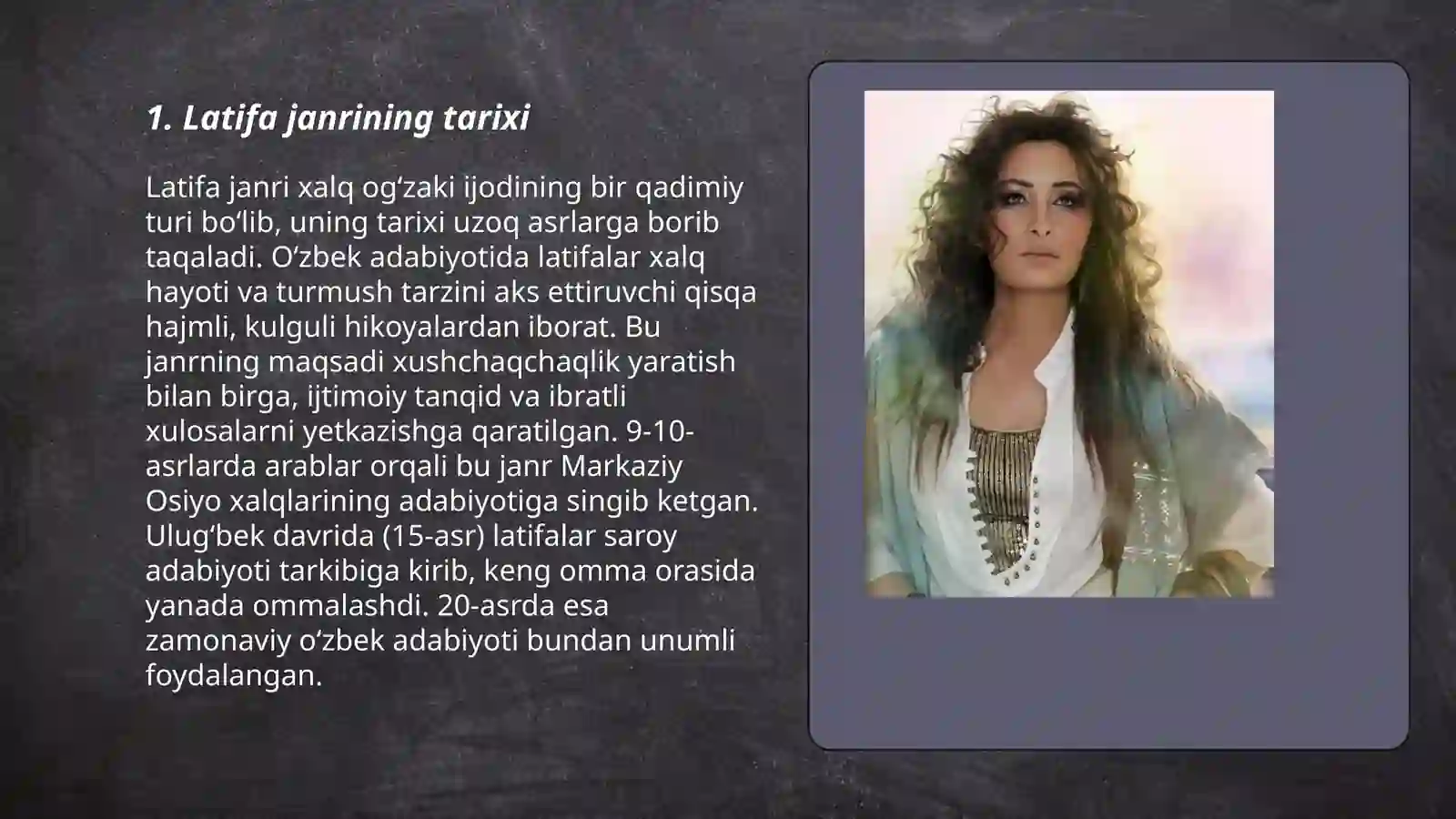 Latifa janrining tarixi 3