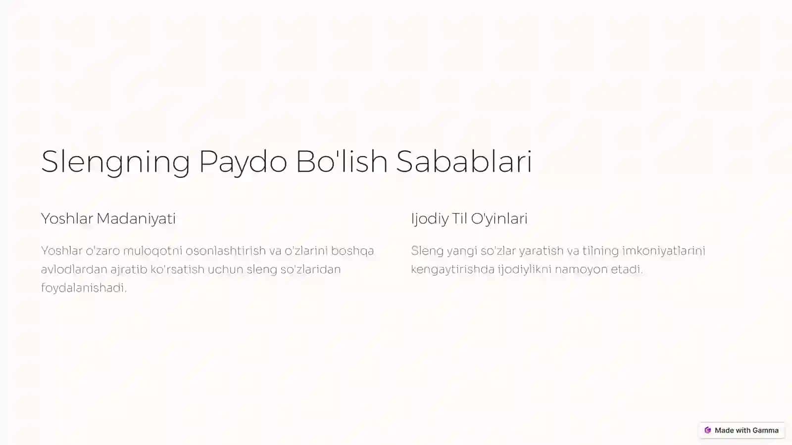 Sleng Muammolari 3