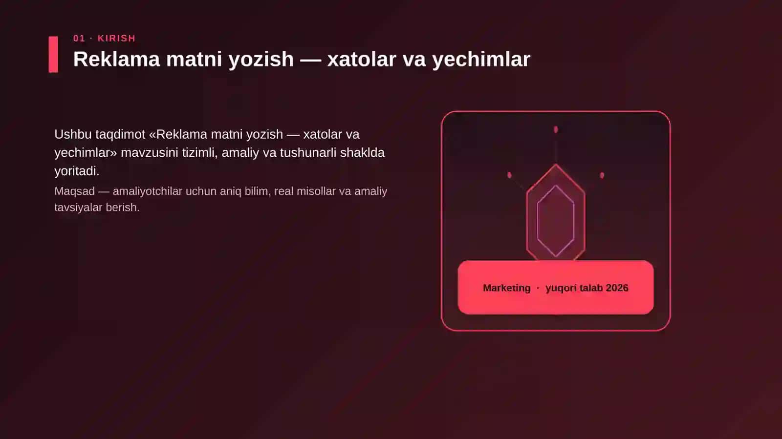 Reklama matni yozish — xatolar va yechimlar 3