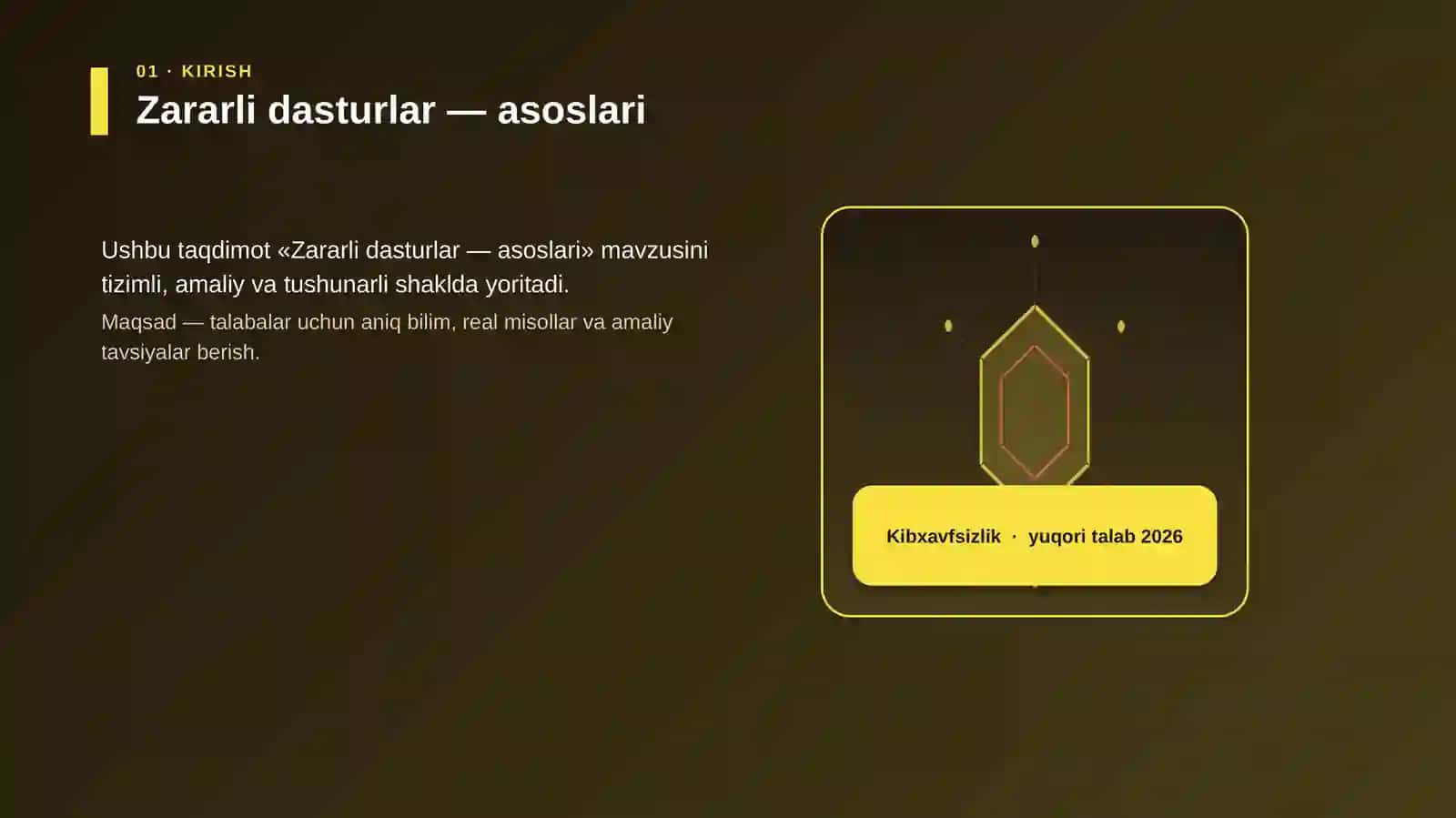 Zararli dasturlar — asoslari 3