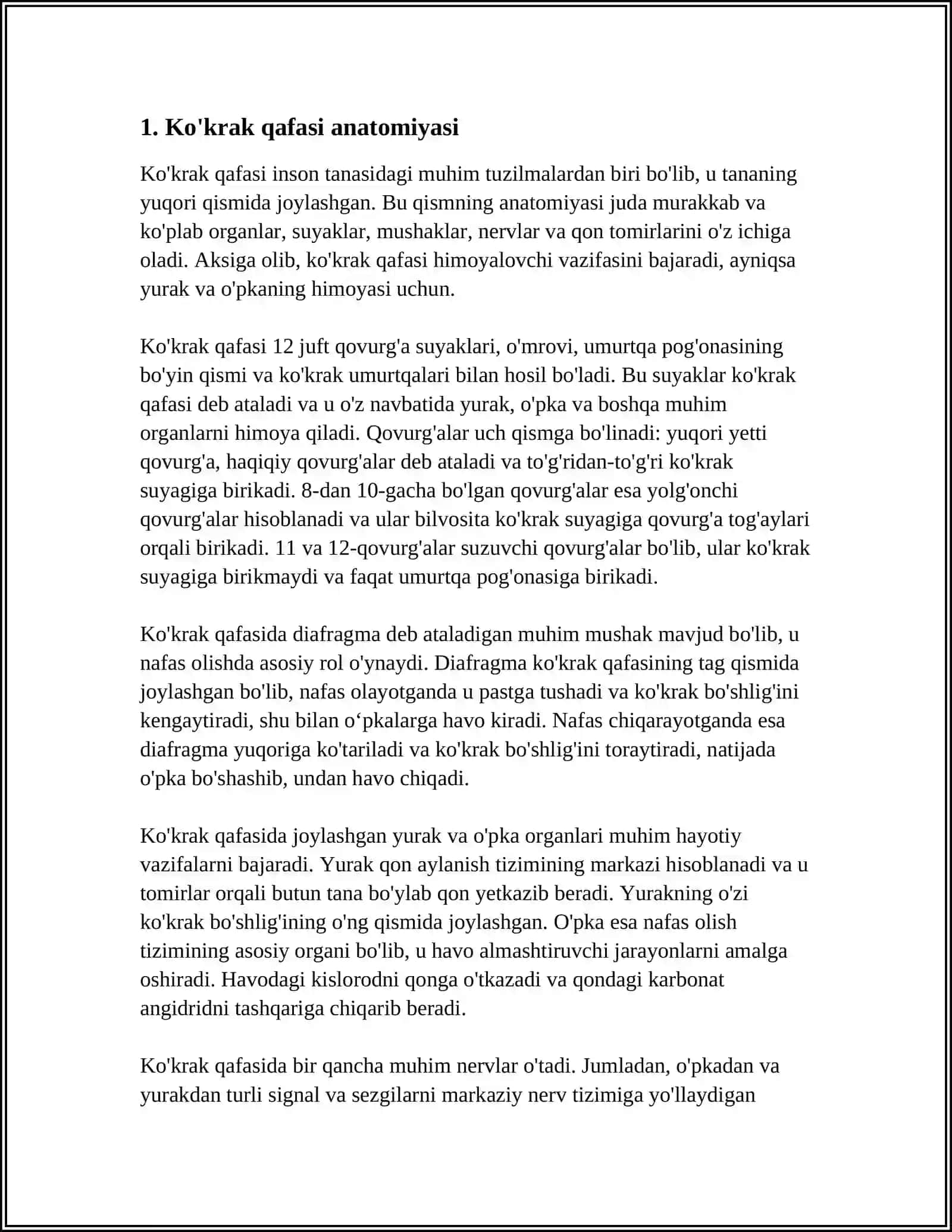 KO’KRAK, QORIN, DIAFRAGMA VA CHOV MUSKULLARI ANATOMIYASI 3