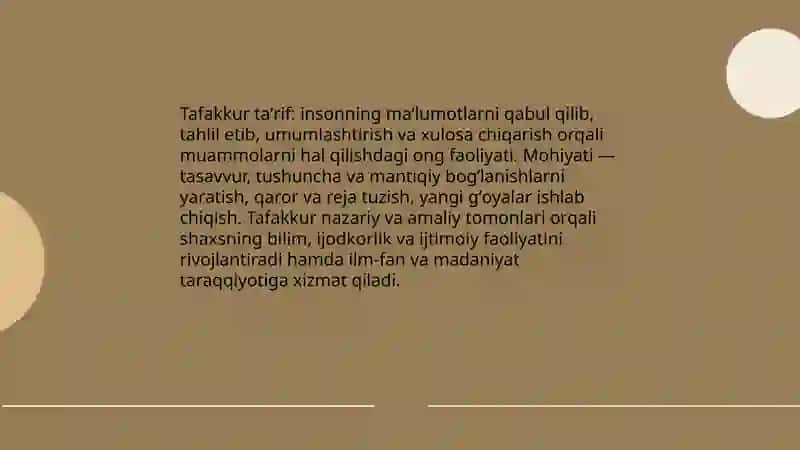 Tafakkur 3