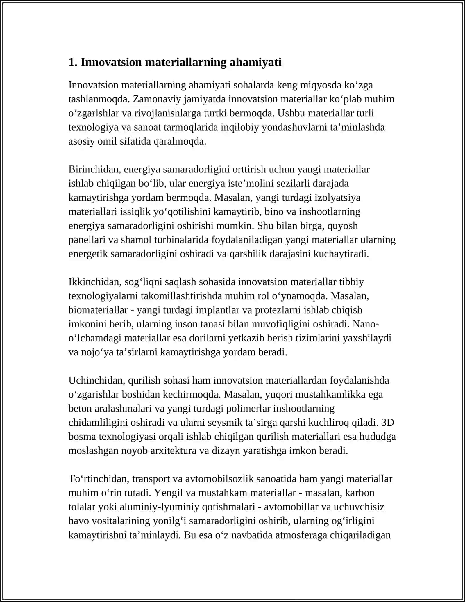 GRUNTLARNI MUSTAXKAMLASHDA INNOVATSION MATERIALLARDAN FOYDALANISH 3