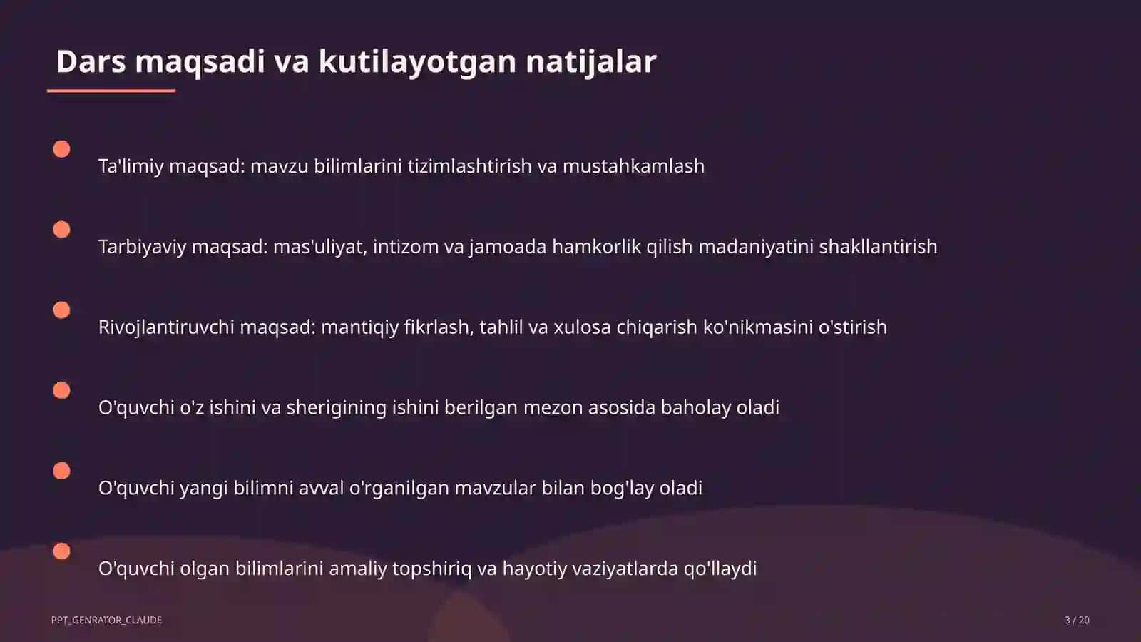 ChatGPT yordamida dars materiallari tayyorlash 3