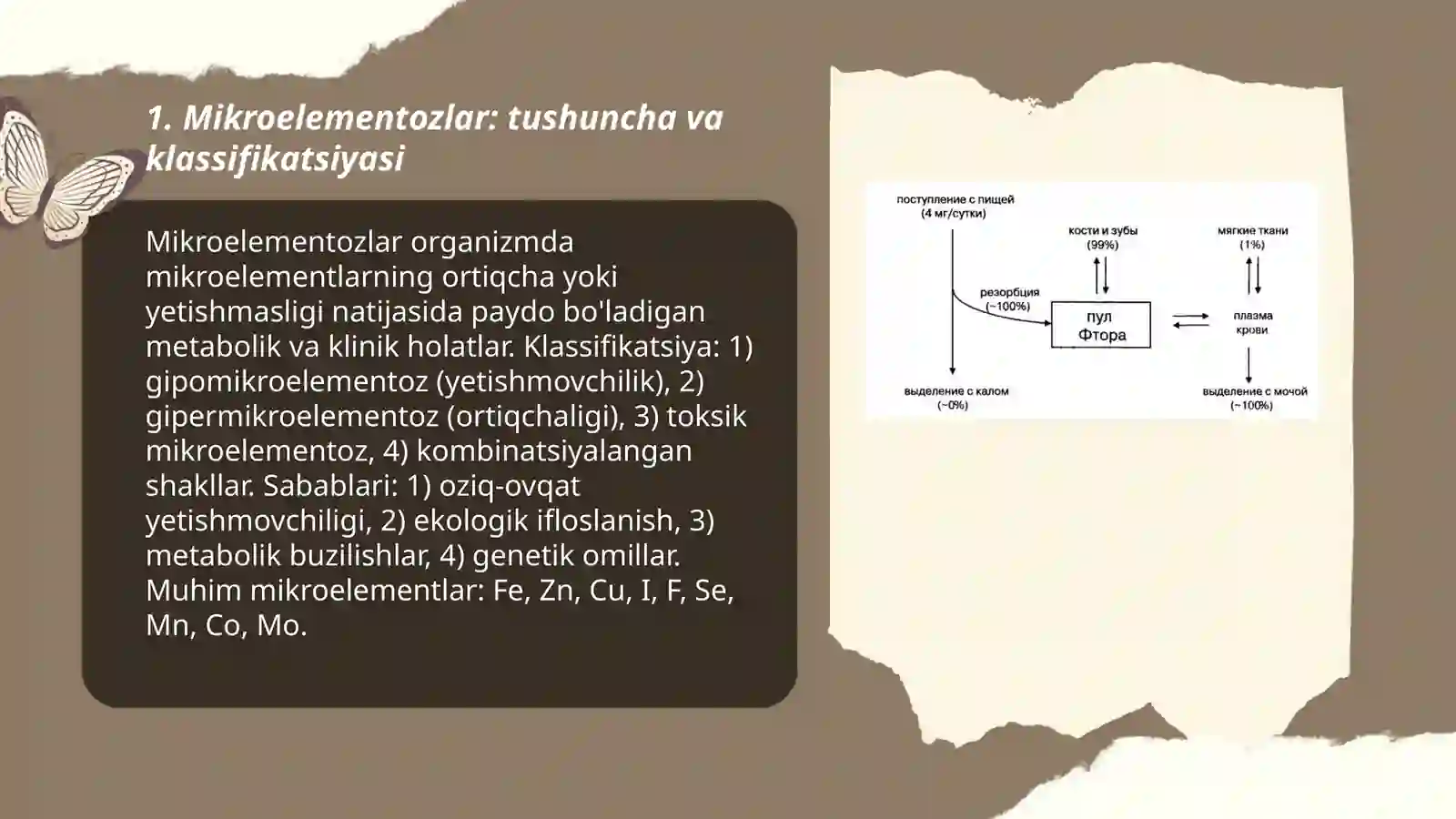 Mikroelementozlar.Ftor, kalsiy miqdorlarining oshib ketishi 3