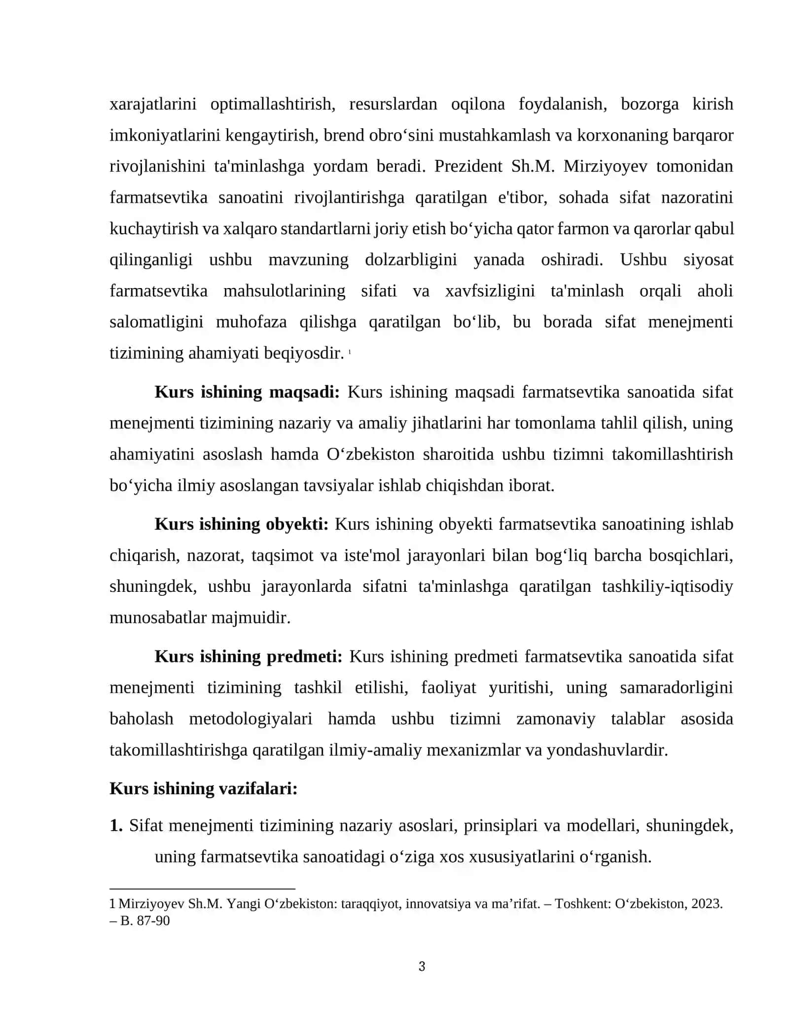 Farmatsevtika sanoatida sifat menejmenti tizimining ahamiyati 3