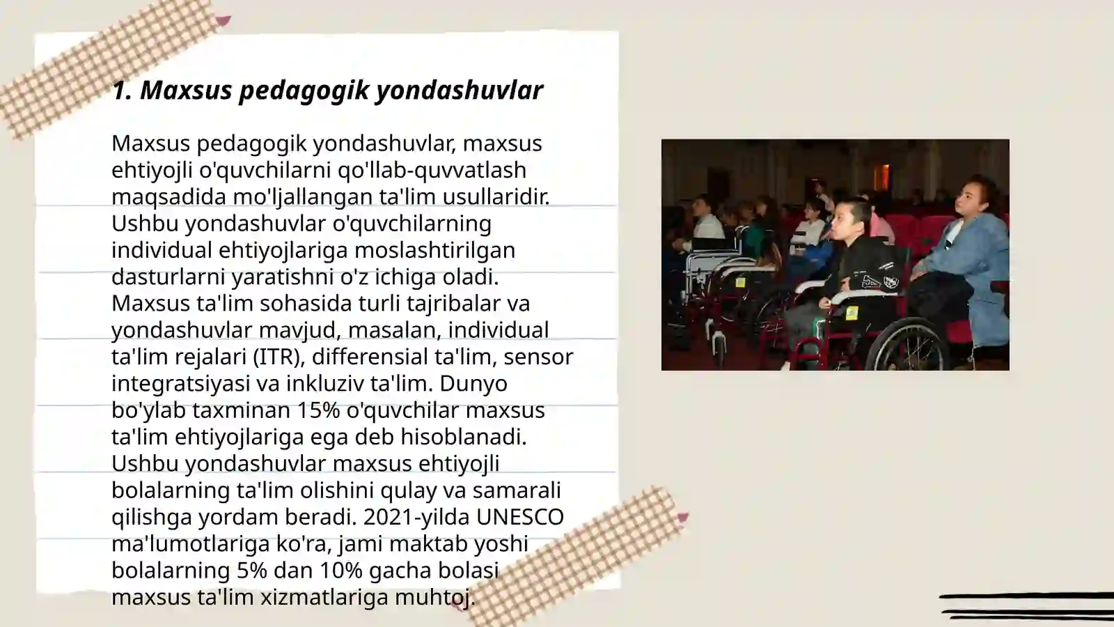Maxsus pedagogik yondashuvlar 3