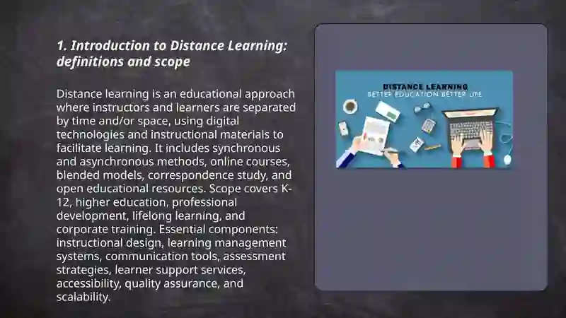 Distance Learning 3