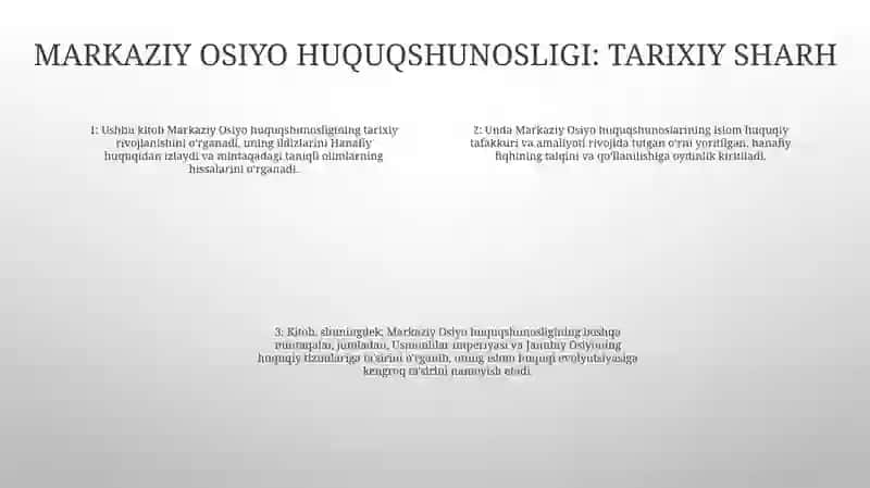 Hanafiya Mazhabi Rivojida Markaziy Osiyo Fihqlarining Roli Va Hissasi 3