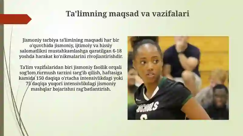 Jismoniy tarbiya va sport ta'limining asosiy yo'nalishlari 3