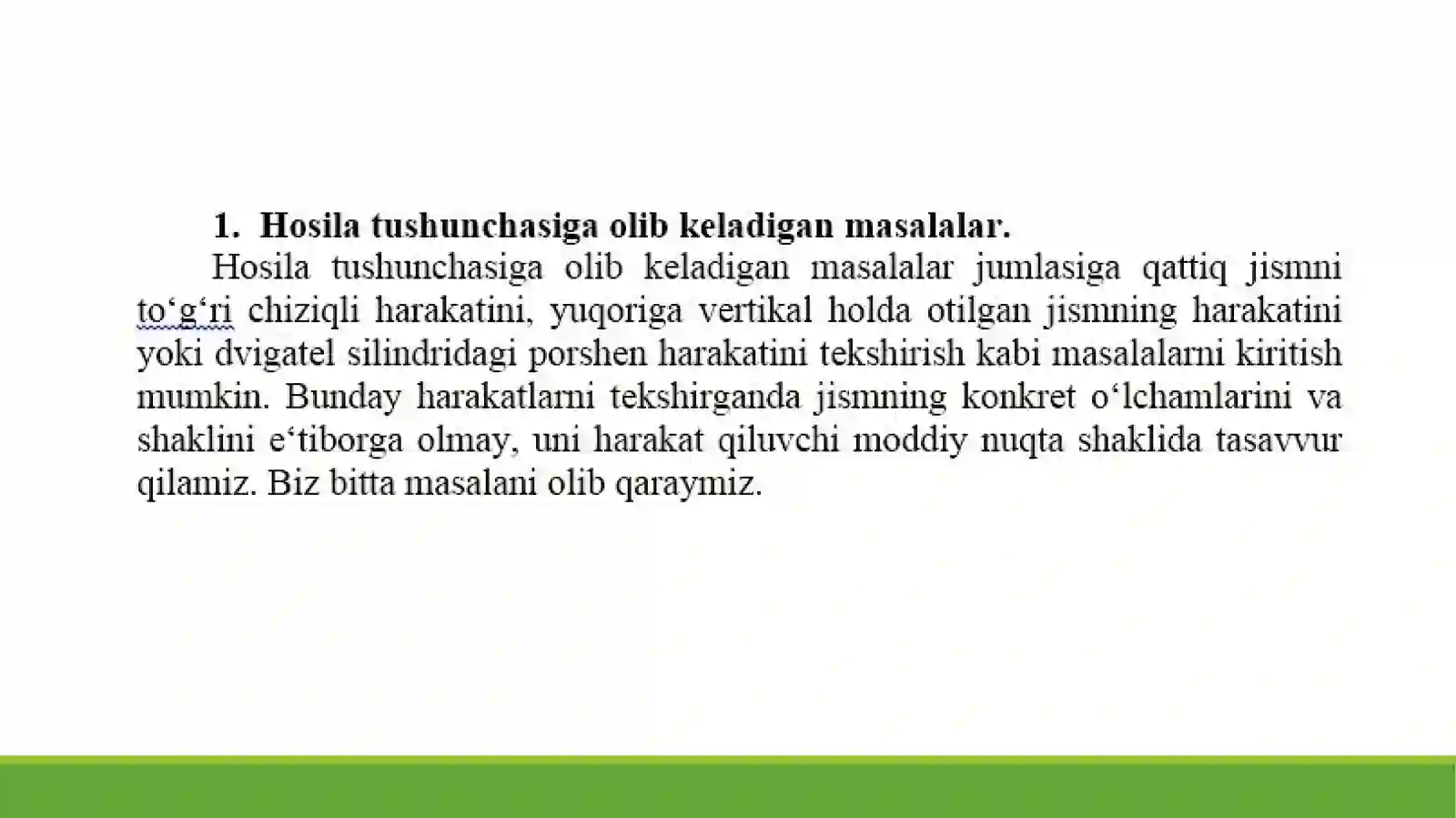 FUNKSIYA HOSILASI 3