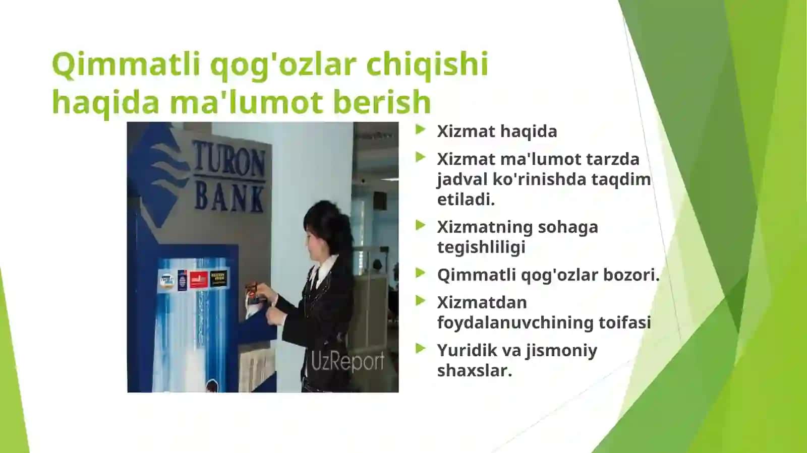 Bank va Moliya Xizmatlari 3