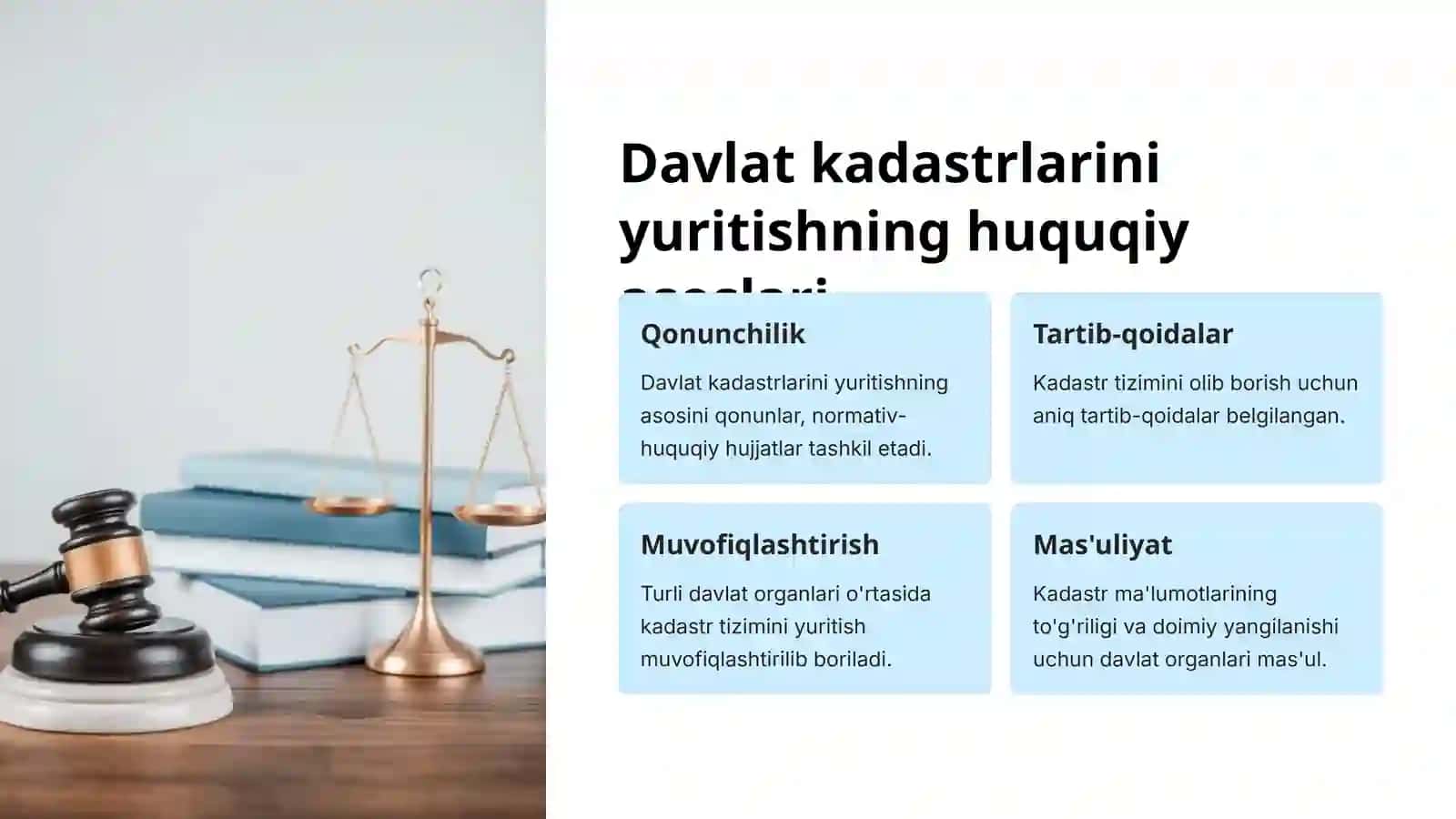 Mahalliy davlat hokimiyati organlarining davlat kadastrlarini yuritish sohasidagi vakolatlari 3