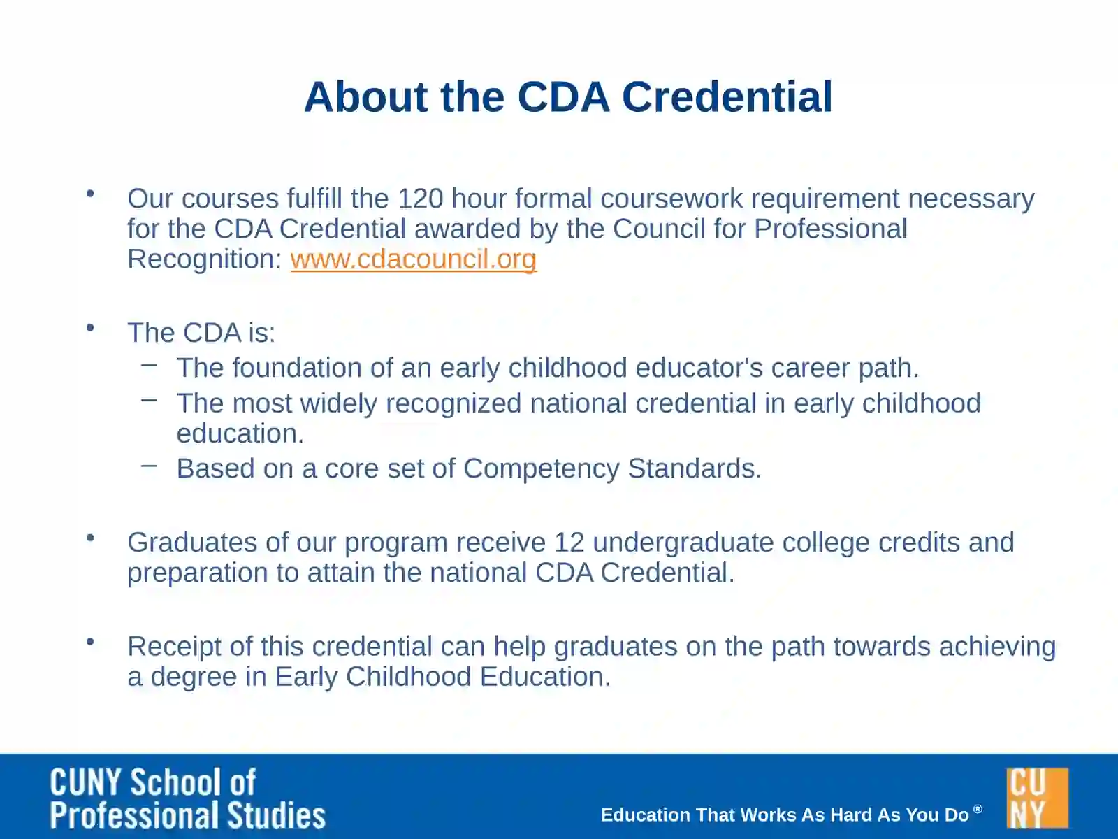 Child Development Associate Certificate 3