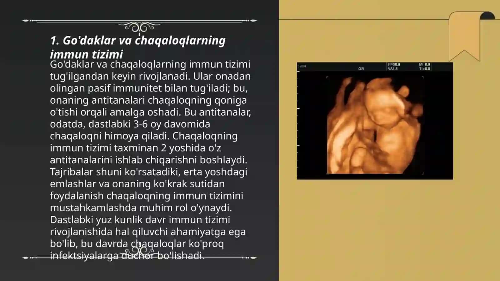 Go'daklar va chaqaloqlarning immun tizimi 3