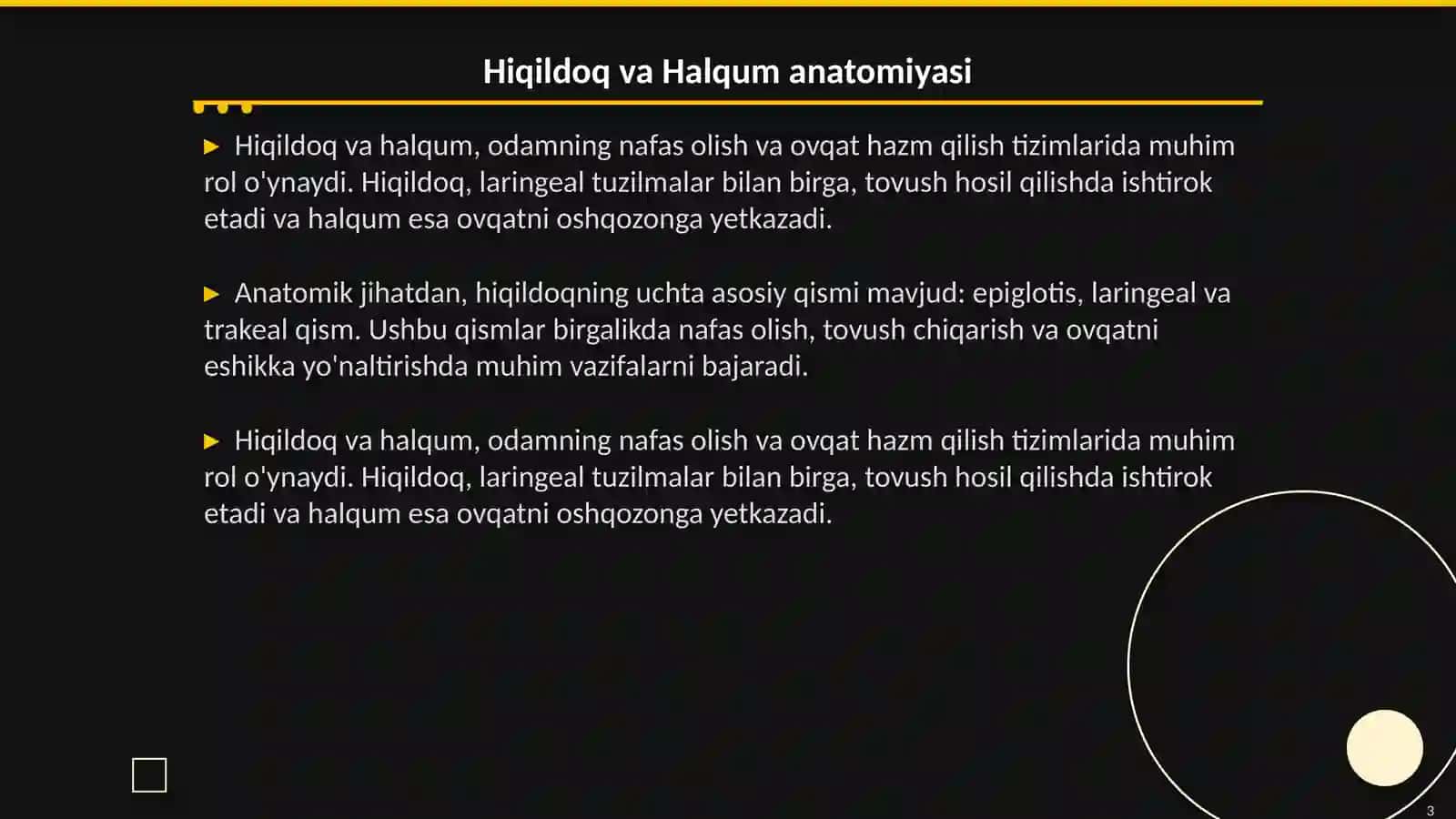 Hiqildoq va Halqum Onkologiyasi (Larynx and Pharynx) 3