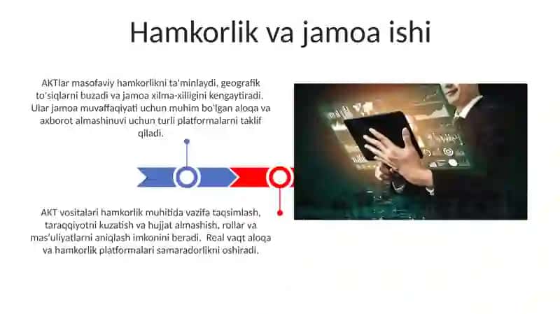 Axborot kommunikatsiyasi va texnologoyilarining o’rni va vazifalari 3