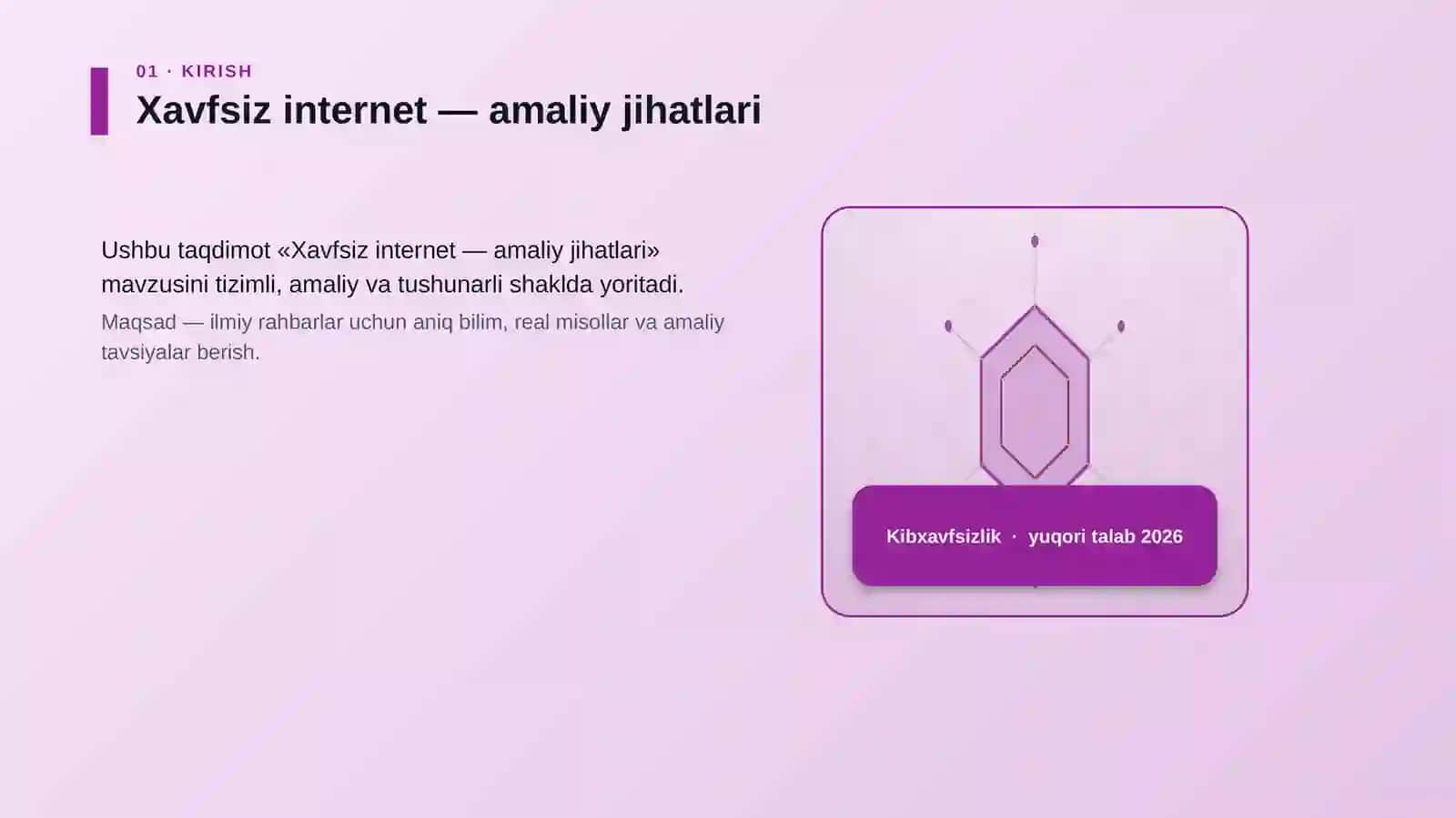 Xavfsiz internet — amaliy jihatlari 3