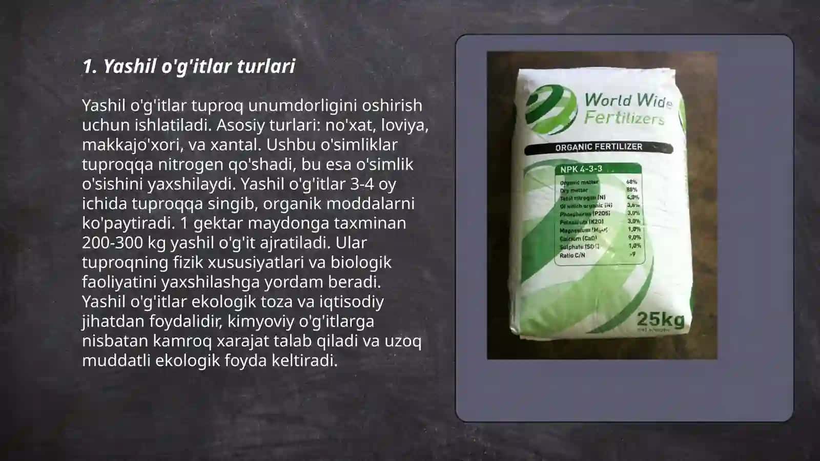 Yashil o'g'itlar 3