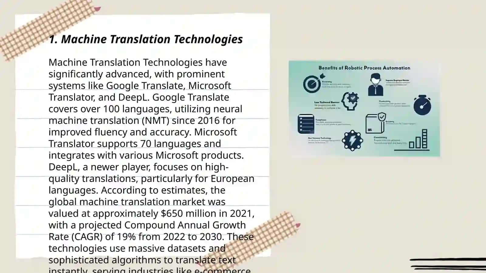 Machine Translation Technologies 3