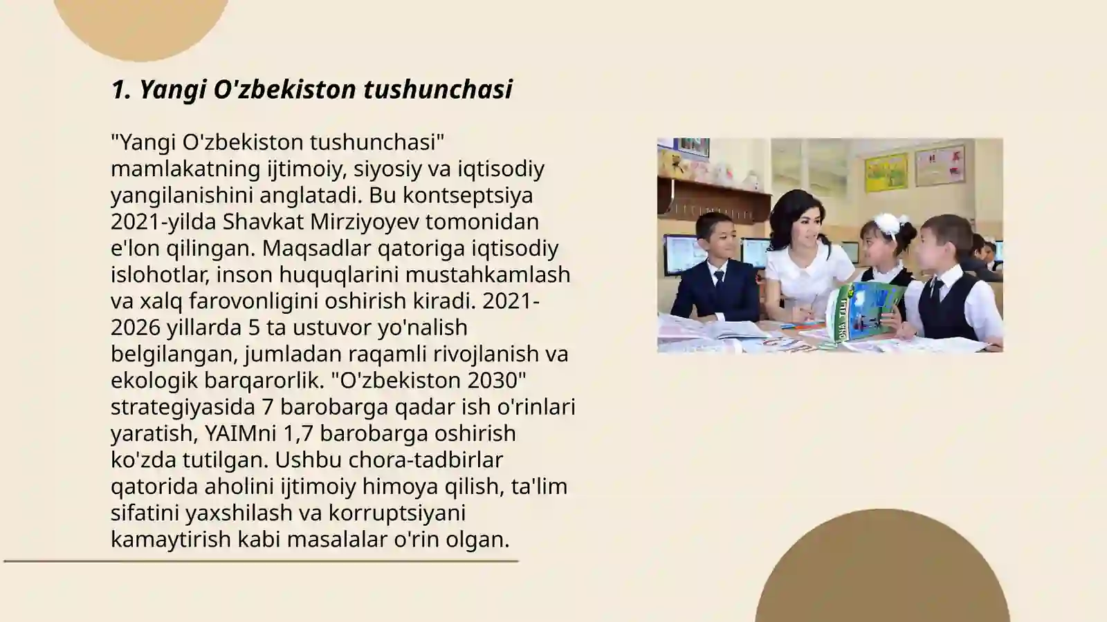 Yangi O'zbekiston tushunchasi 3