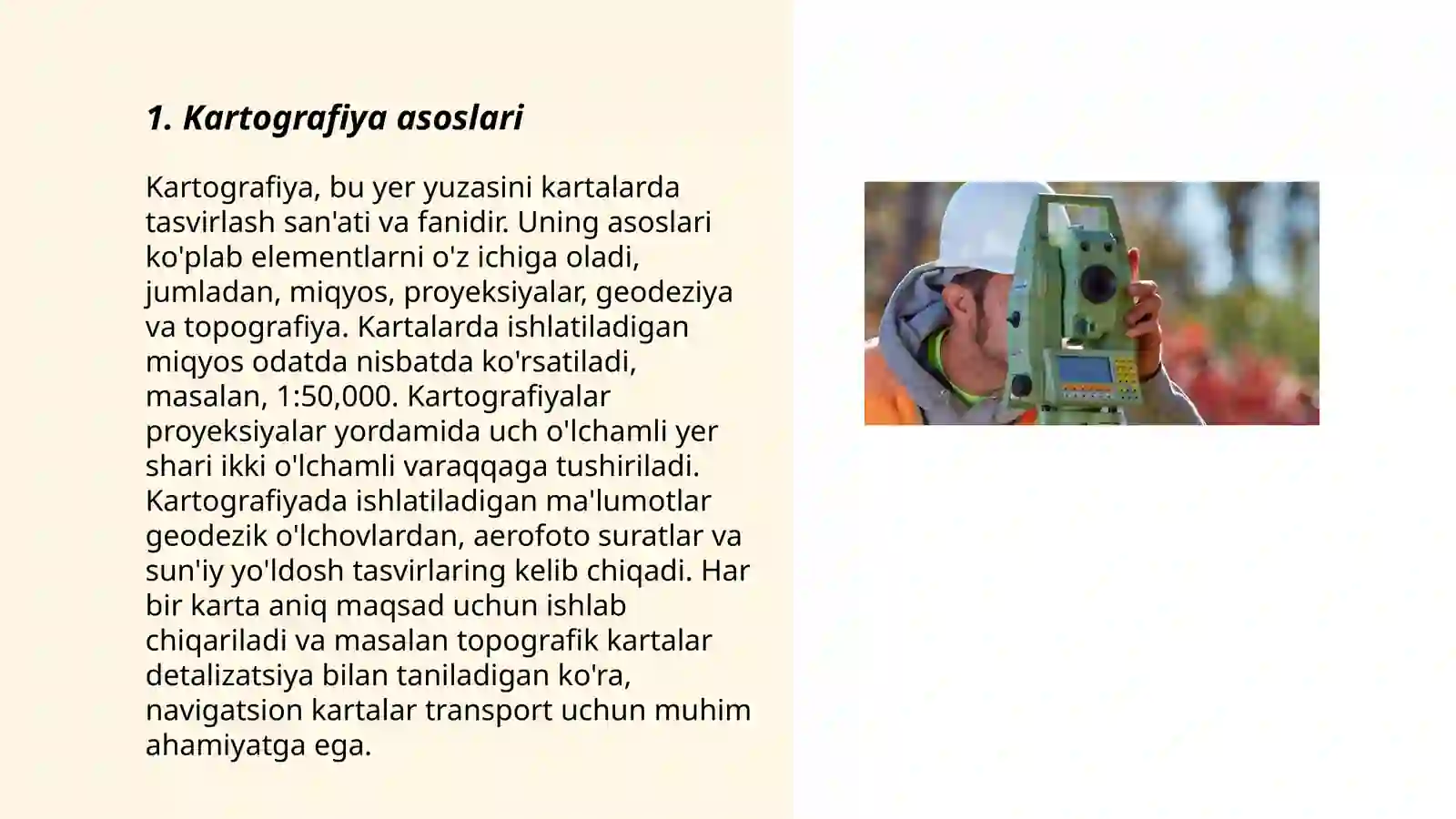 Kartografiya geodeziya kadastiri 3