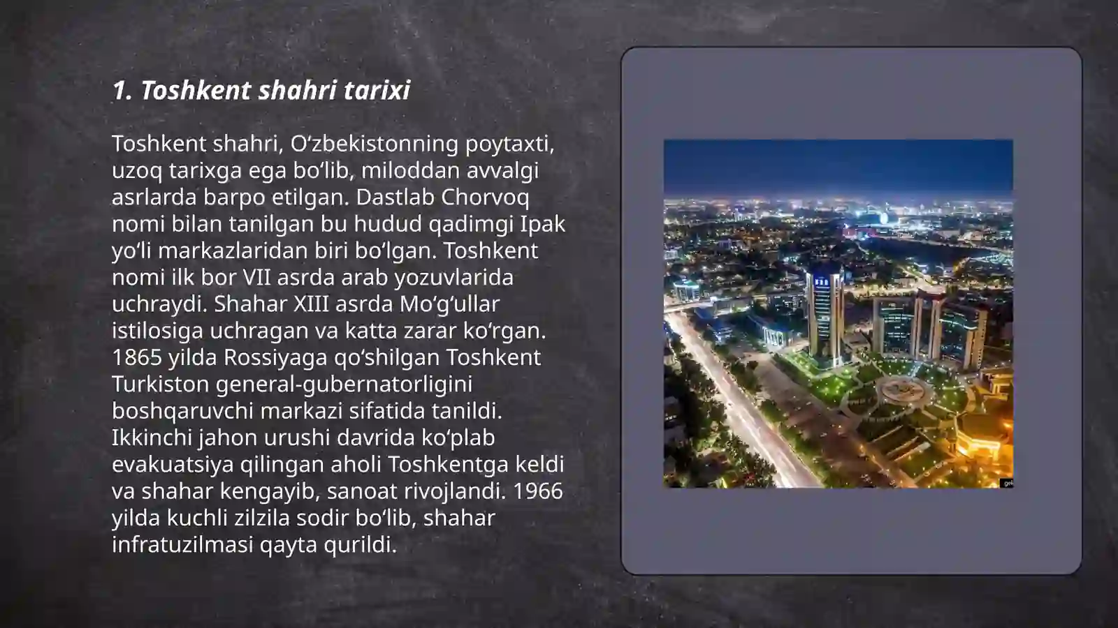 Toshkent shahri tarixi 3