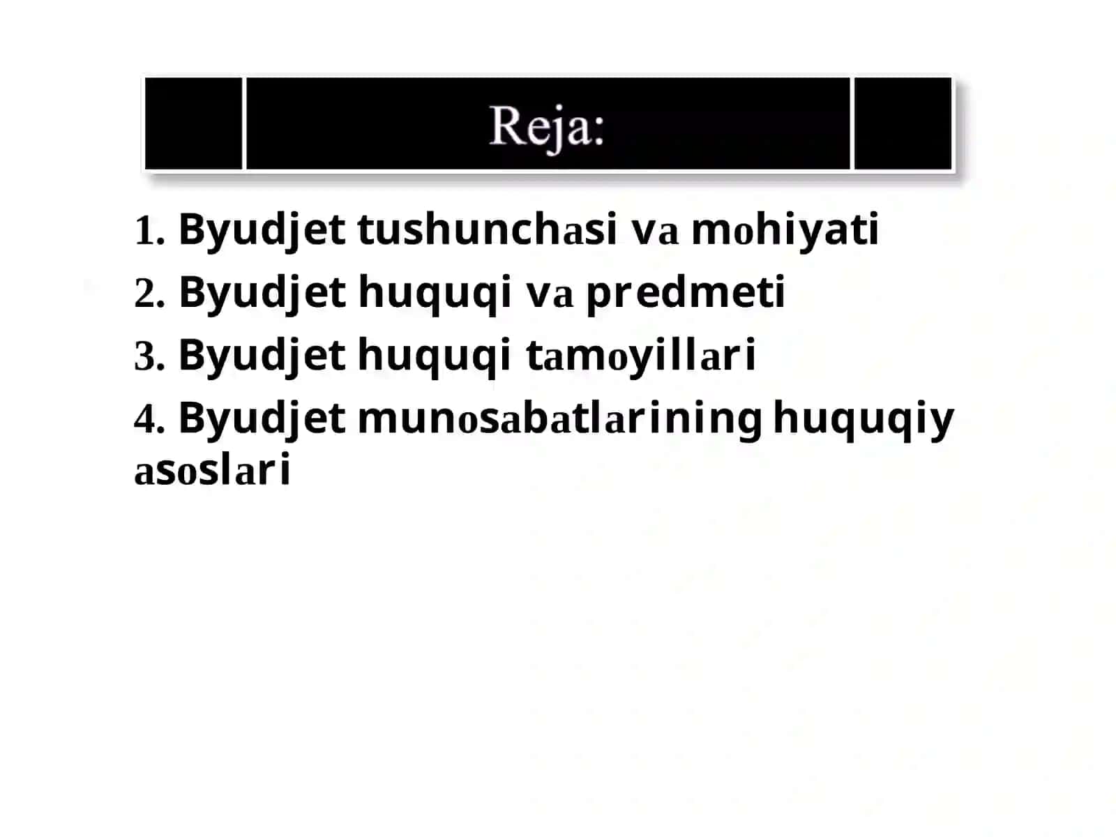 O‘zbekiston Respublikasi Moliya huquqi darslik 3