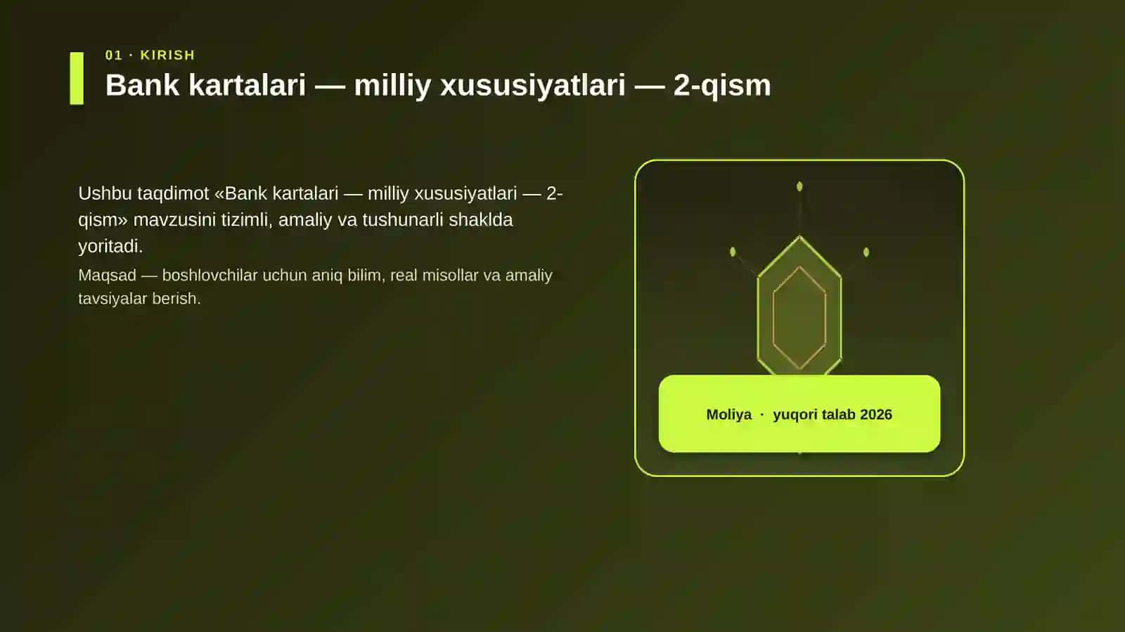 Bank kartalari — milliy xususiyatlari — 2-qism 3