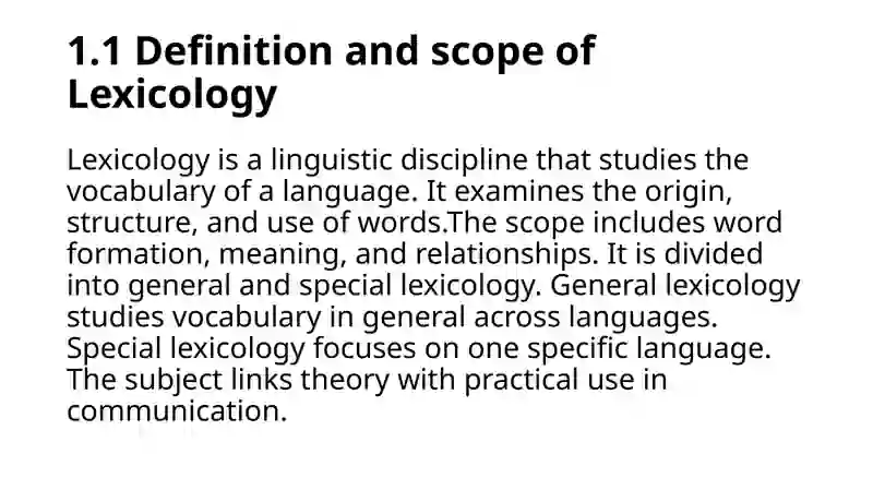 LINGUISTICS AND 3