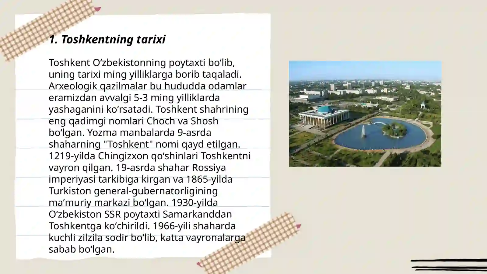 Toshkentning tarixi 3