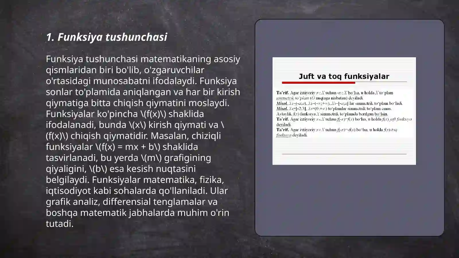 Funksiyalar 3