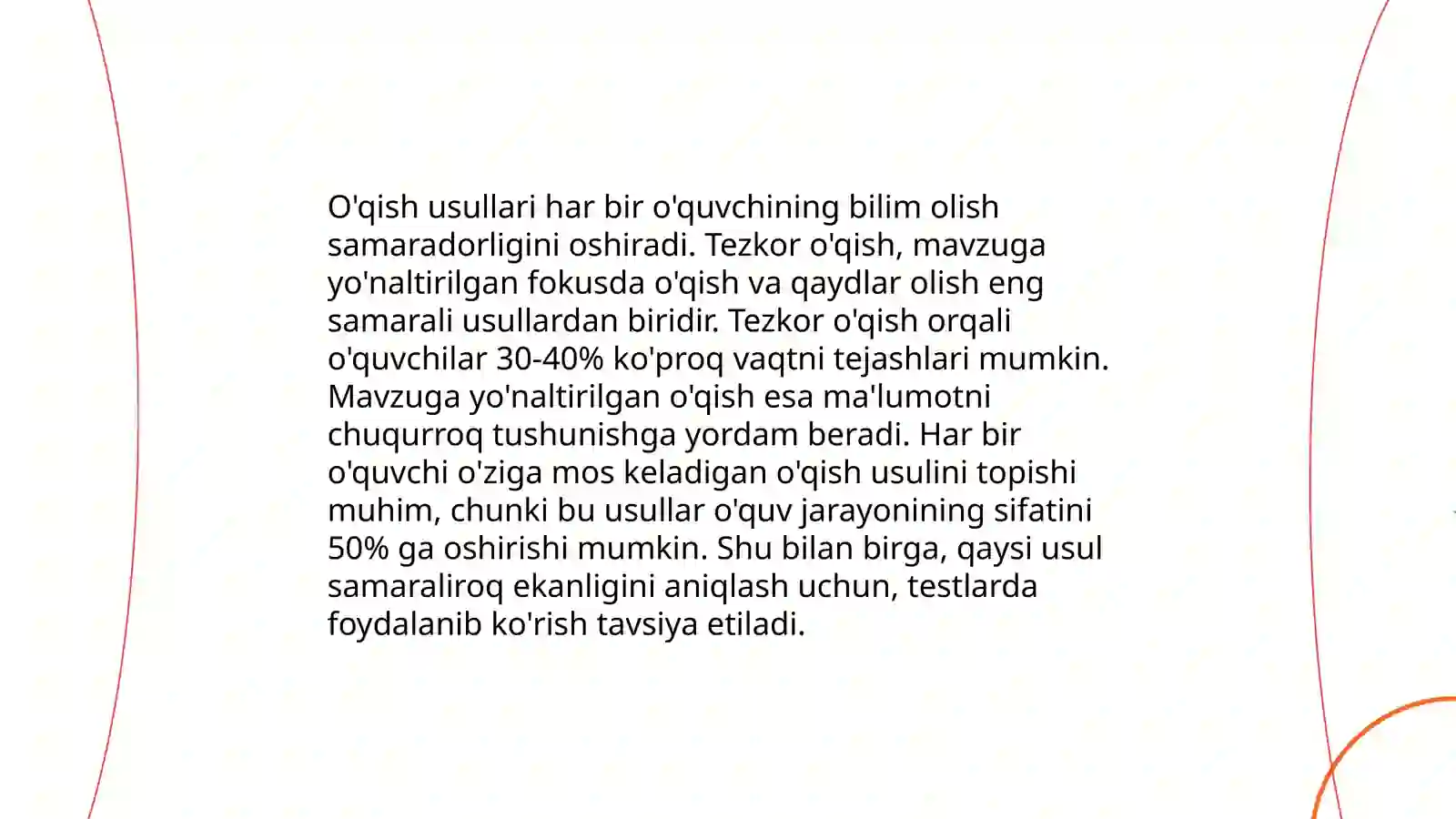 O'qish usullari 3