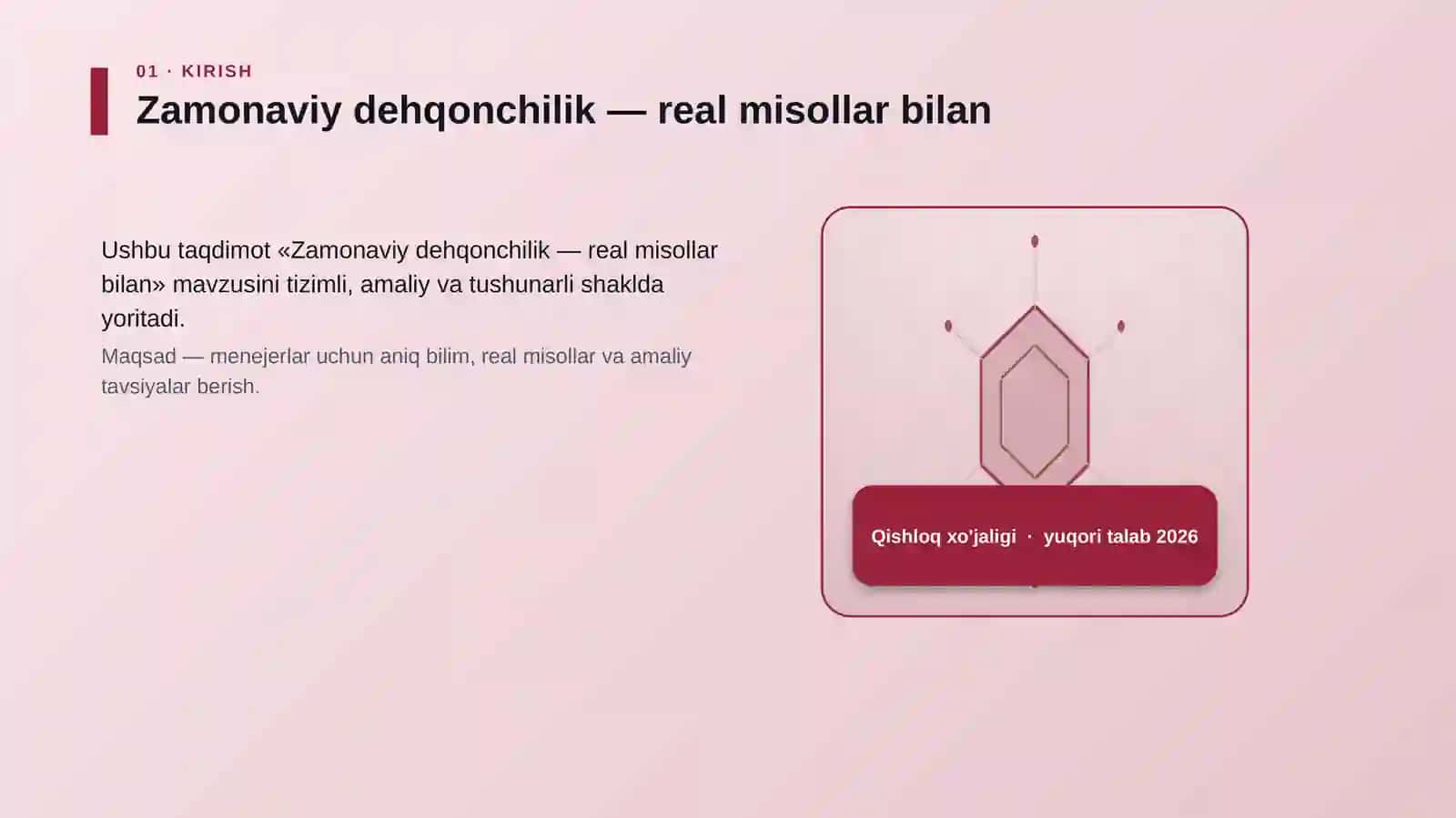 Zamonaviy dehqonchilik — real misollar bilan 3