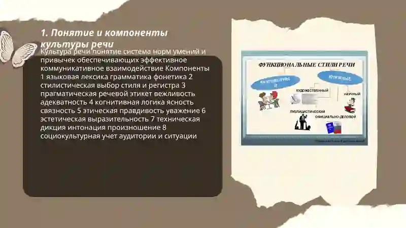 Культура речи и речевые стили 3