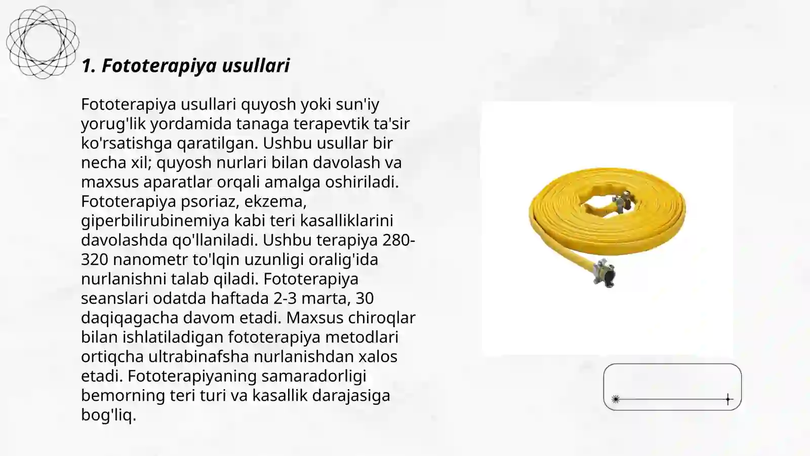 Fototerapiya usullari 3