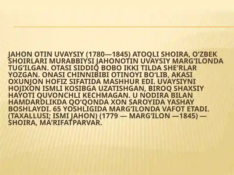 Jahon Otin Uvaysiy 3