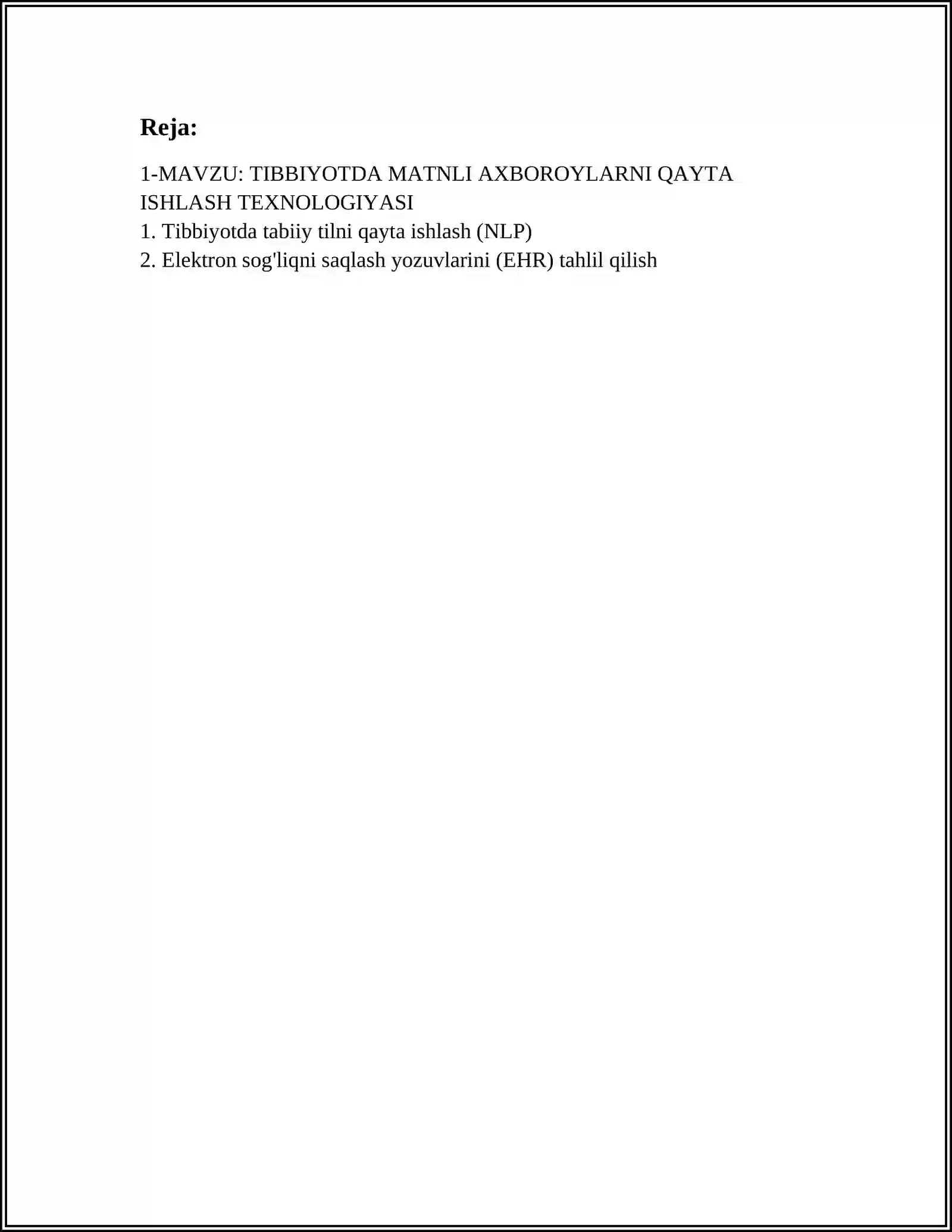 TIBBIYOTDA MATNLI AXBOROYLARNI QAYTA ISHLASH TEXNOLOGIYASI 3