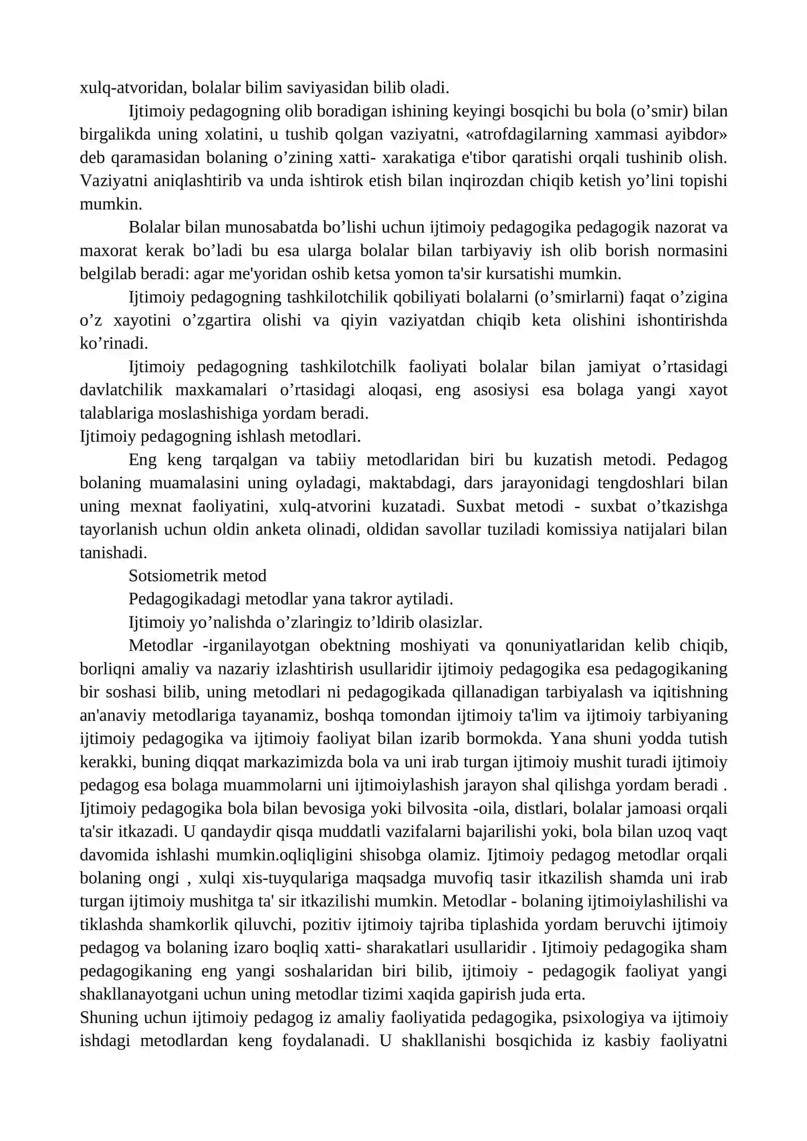 Ijtimoiy-pedagogik faoliyatning asosiy yo'nalishlari 3